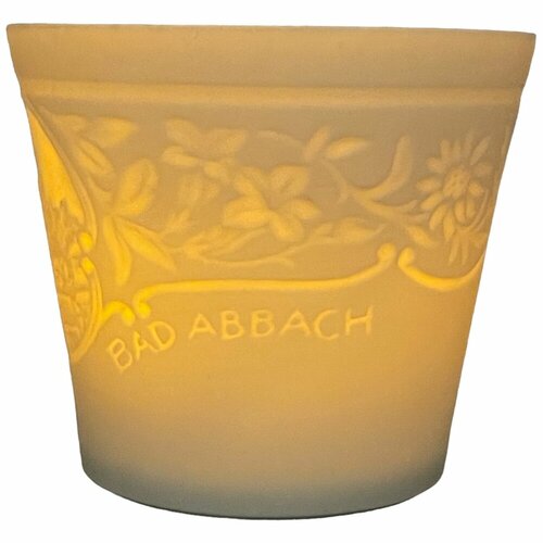 Подсвечник Bad Abbach литофания бисквитный фарфор1970-1980 гг Weimar Германия 3552₽