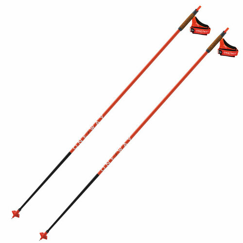 лыжные палки skigo 24 elit карбон 100% синий 155 Лыжные палки ONEWAY (OZ41021) Storm 1 (Карбон 100%) (красный) (170)