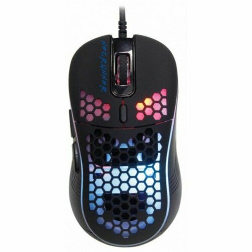 Мышь Oklick 713G NETRUNNER черный оптическая (3200dpi) USB (6but) SW-GM103 мышь acer omw135 черный оптическая 3200dpi usb 6but