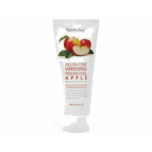 Пилинг для лица Farm Stay ALL-IN-ONE REFRESH PEELING GEL APPLE пилинг гель для лица с экстрактом яблока all in one refresh peeling gel apple 180мл