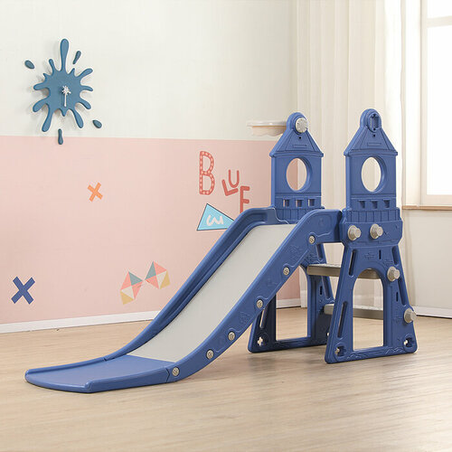 Горка детская UT0115 Башня с бортами цвет синий 7020₽