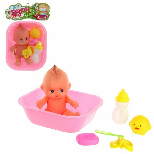 Кукла - пупс с ванночкой аксессуарами Veld Co 422₽