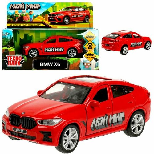 Машина металл BMW X6 12 см, Технопарк X6-12-MW