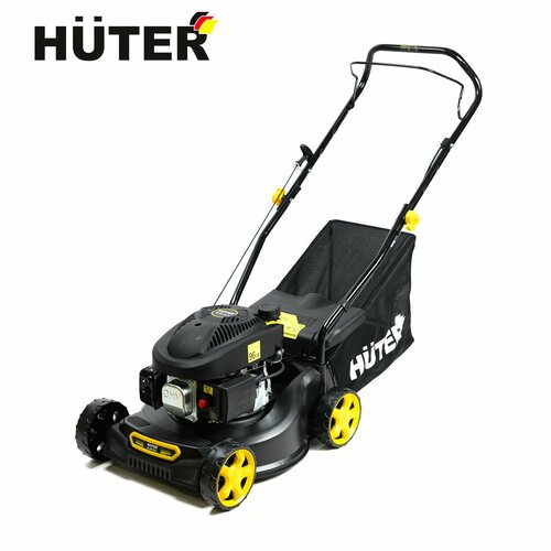 Газонокосилка бензиновая GLM-42L Huter 4 л с ширина 420 мм 45 л тканевый травосборник высота от 30 мм до 70 мм прямой привод редуктора несамоходная 2800-3200 обмин 19952₽