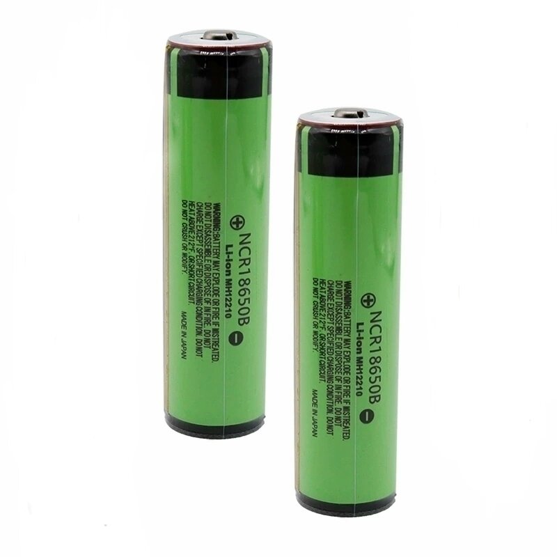 Аккумулятор 18650 Li-ion Panasonic NCR18650B 3400 mAh с встроенной защитой 2 шт