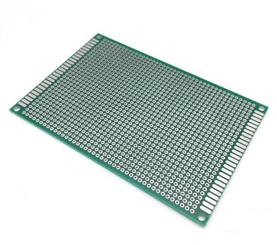 Печатная макетная плата PCB-2 80х120мм 1 шт. двусторонняя шаг 2,54мм