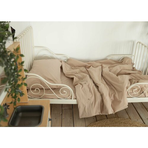 Детская наволочка UTRO из перкали Бежевая 50 х 70 1491₽