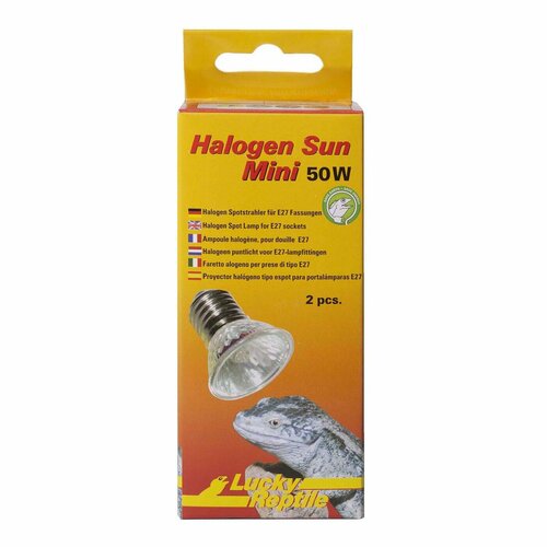 Лампа галогенная LUCKY REPTILE "Halogen Sun Mini 50Вт, E27" (Германия)