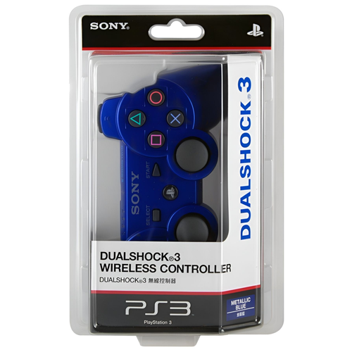 Беспроводной Bluetooth Геймпад для Sony PlayStation 3 Синий 1673₽