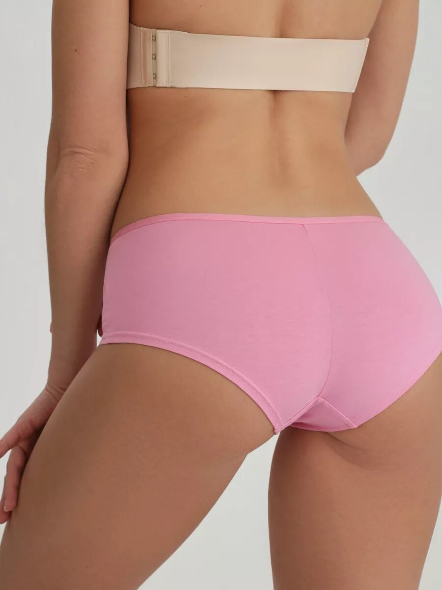 Трусы LUI et ELLE, размер 3/M, фиолетовый, розовый — фото 1