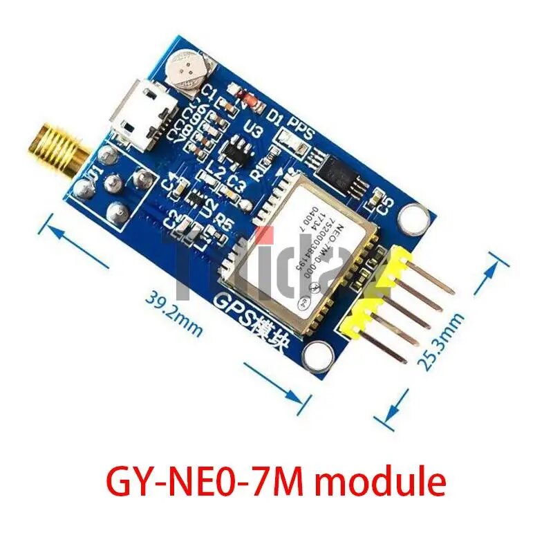 GPS-модуль GY-NEO6MV2 SISJQRR, 7M onboard antenna
