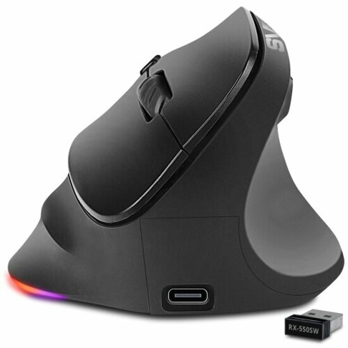 Мышь Sven RX-550SW чёрная SV-018054 1650₽