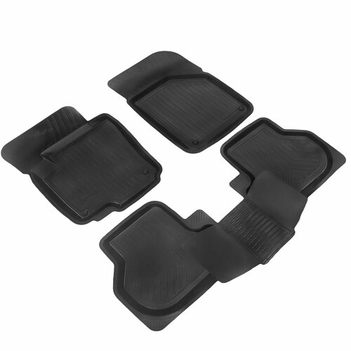 фото Коврики салона для volkswagen passat b7 (10- 14), резина, с пермычкой, 5 шт. seintex