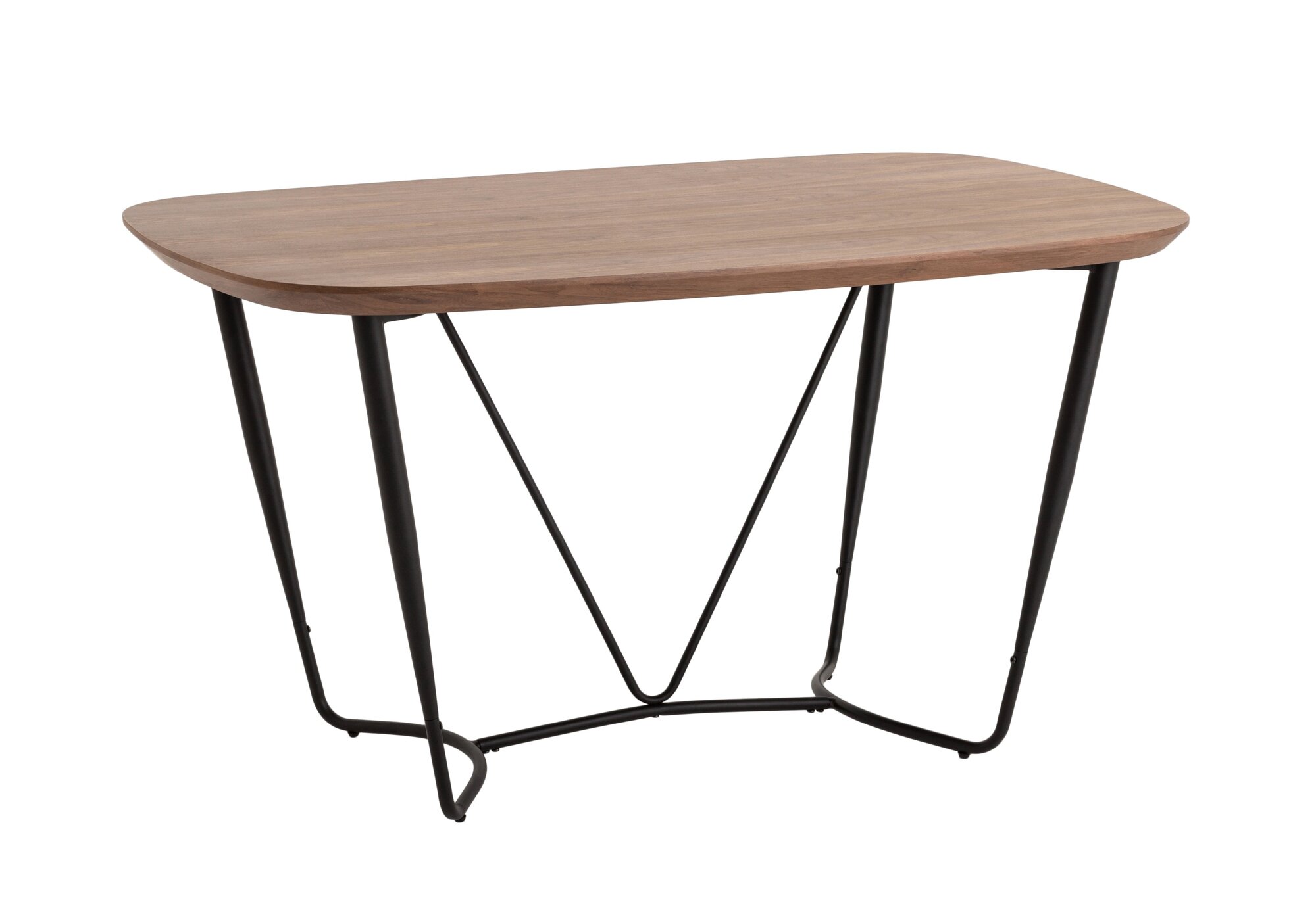 Стол обеденный STOOL GROUP Даймакс 140х90, МДФ Коричневый/черный