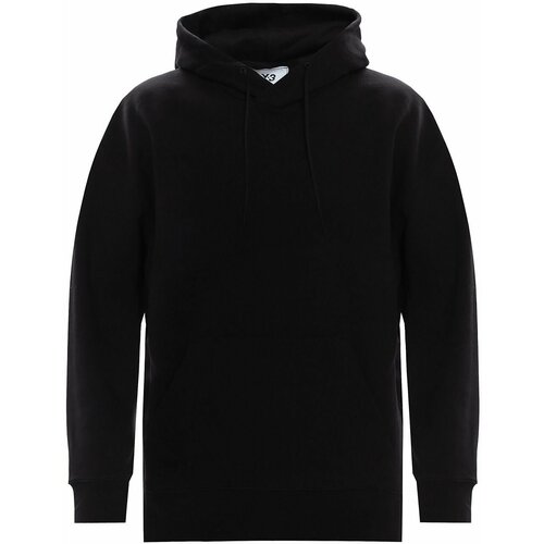 фото Толстовка спортивная adidas y-3 3-stripe terry hoodie, размер l, , черный
