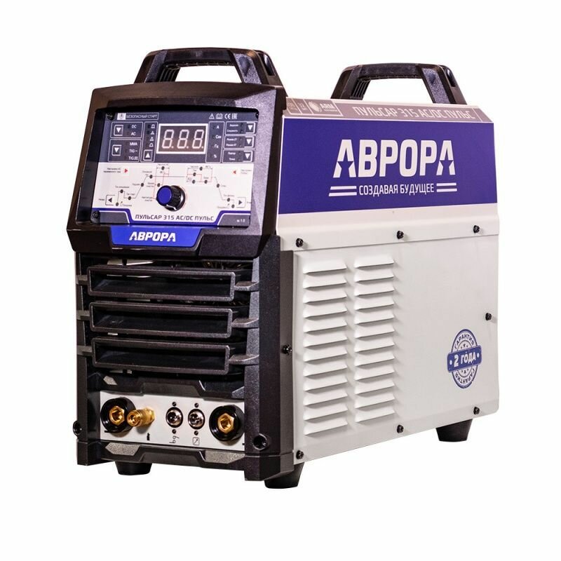 Индустриальный аппарат аргонодуговой сварки аврора Пульсар 315 AC/DC пульс (TIG+MMA) / Aurora PRO
