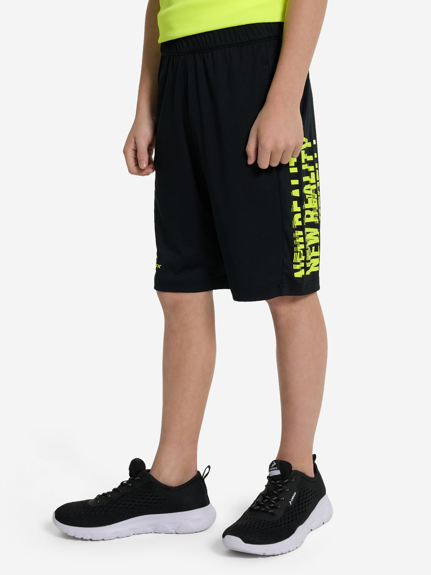 Шорты спортивные Demix, размер 164-170, черный — фото 1