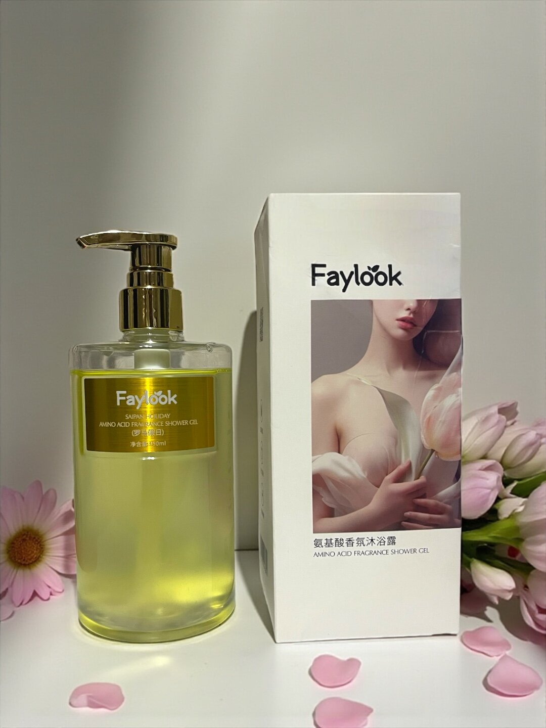 Гель для душа Faylook "Анти-акне", увлажнение 72 часа, стойкий аромат, 350 мл