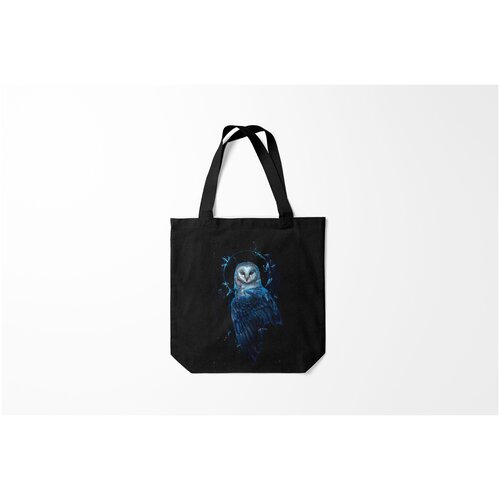 фото Сумка-шоппер / 40х40 см / птицы / совы сова burnettie