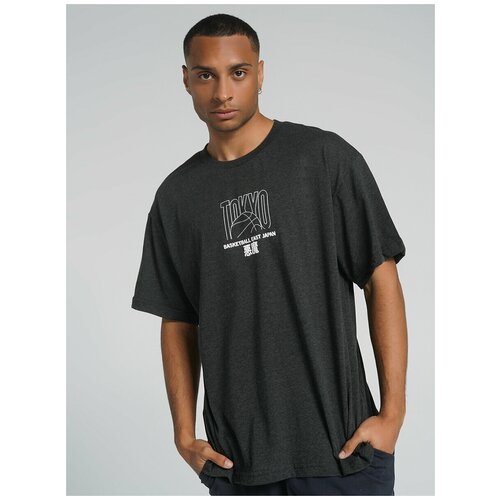 фото Футболка твое 84737 размер s, темно-серый меланж