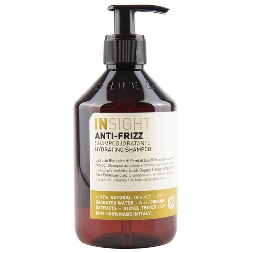 Купить INSIGHT Anti-Frizz Разглаживающий шампунь для непослушных волос, 400 мл