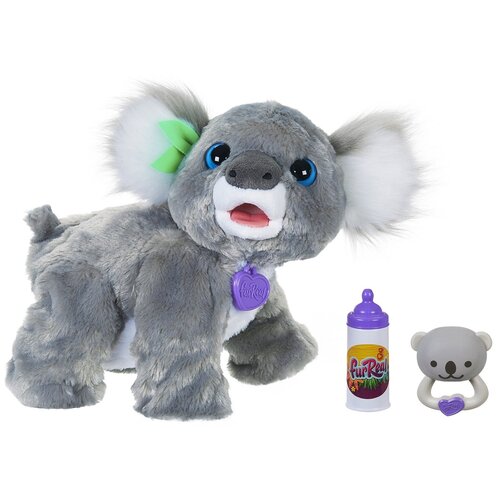 Коала Кристи E96185, серый интерактивная игрушка hasbro furreal friends коала кристи e9618