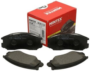 Дисковые тормозные колодки передние Mintex MDB1722 для Mitsubishi, Daihatsu, Toyota (4 шт.)