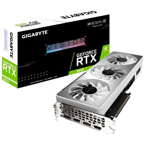 Видеокарта GIGABYTE GeForce RTX 3070 LHR 8192Mb VISION OC 2.0 (GV-N3070VISION OC-8GD 2.0)