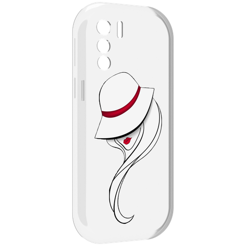 Чехол MyPads Лого женский для UleFone Note 13P задняя-панель-накладка-бампер