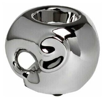 Подсвечник Гарда Декор Слоник 11,5x10,5x9,5см, серебряный - фото №1