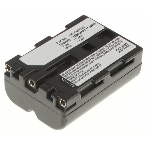 Аккумулятор iBatt iB-B1-F325 1600mAh для Sony NP-FM500H, NP-FM500, аккумулятор ibatt ib b1 m513 1600mah для amazing zte li3716t42p3h594650