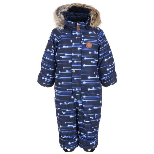 фото Комбинезон для мальчиков zoo k21406-2294 kerry, размер 80, цвет 2294-темно-синий с рисунком