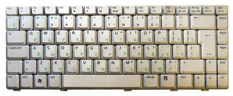 Клавиатура для ноутбука Asus Z63 русская серебристая