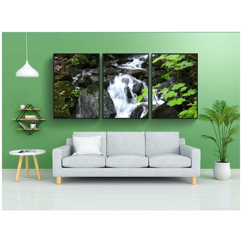 фото Набор модулных постеров для интерьера "верхняя, дьюи, озеро" 60x90 см. в тубусе, без рамки lotsprints