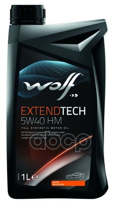Wolf Масло Моторное Extendtech 5w40 Hm 1l