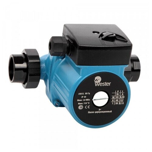 Насос циркуляционный с мокрым ротором WCP 25-60G 130мм PN10 230B/50Гц с гайкой Wester 0-18-0035