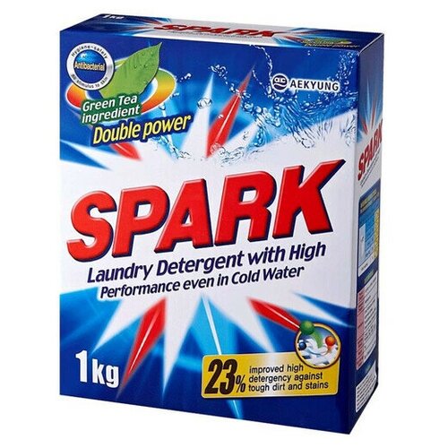 KeraSys Порошок стиральный концентрированный «спарк» - Spark laundry detergent, 1000г