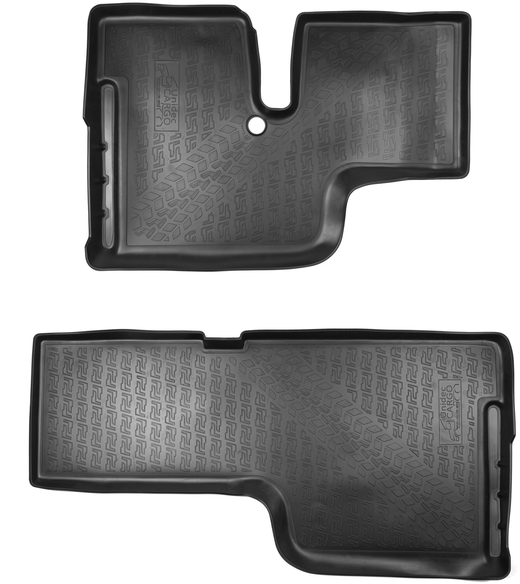 фото Коврики салона (полиуретан) KamAZ 43118/65115/53605 (классическая кабина) , NPC01-C41-100-M00 (нор-пласт) (NPC01-C41-100-M00)