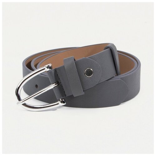 фото Paulo maskoni ремень, ширина 3 см, винт, пряжка металл, цвет серый magic store