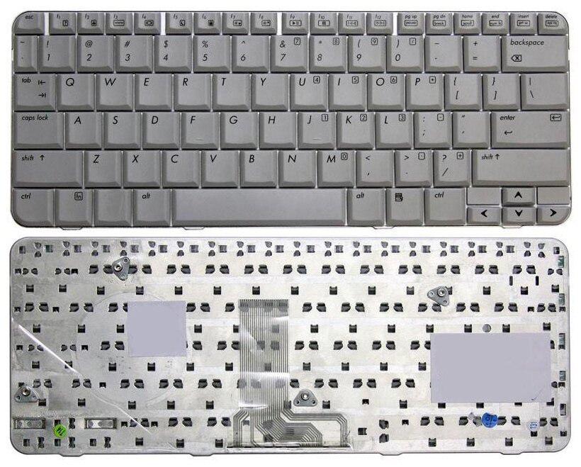 Клавиатура для ноутбука HP Pavilion tx1000 tx2000 tx2100 серая