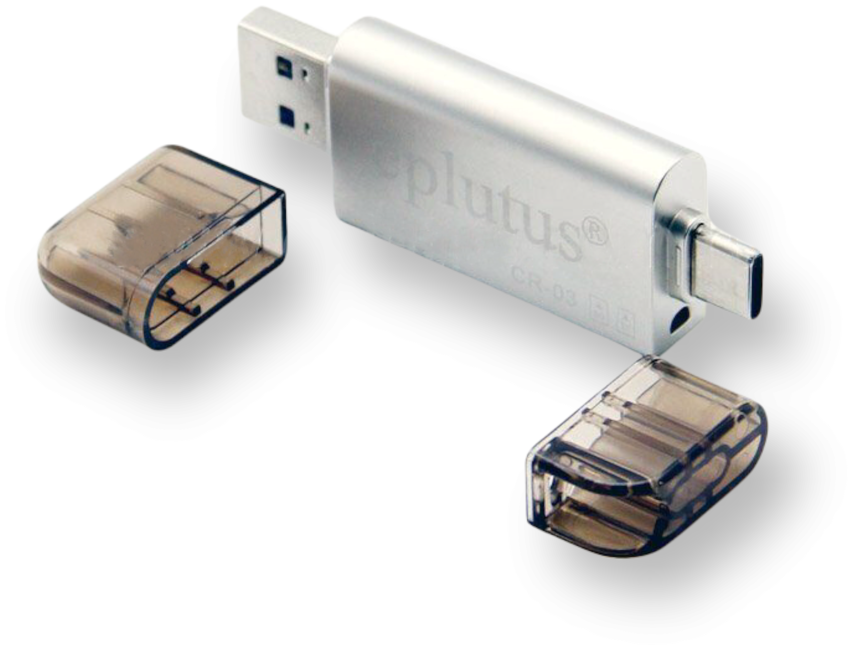 Карт-ридер Eplutus CR-03 4-в-1 USB 3.0\Type-C, OTG, SDXC, MicroSDXC