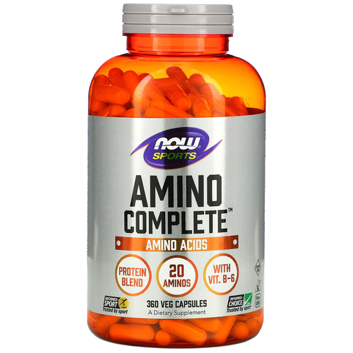 аминокислотный комплекс biotechusa mega amino нейтральный 500 шт Аминокислотный комплекс NOW Amino Complete 20 aminos, нейтральный, 360 шт.