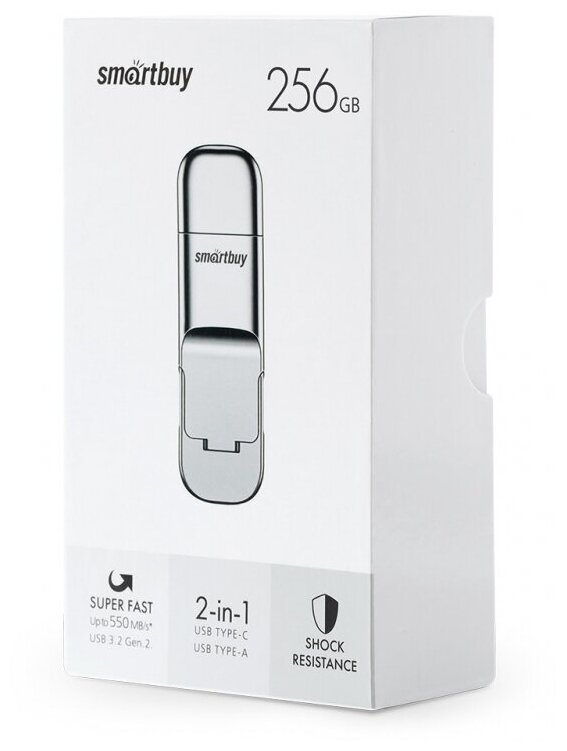 USB флешка 256Gb SmartBuy M5 (510/420 Mb/s) USB 3.2 Gen 2