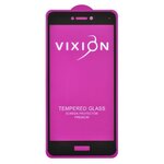 Защитное стекло 6D для Huawei P8 Lite 2017/Honor 8 Lite/Nova Lite 3 (черный) (VIXION) - изображение