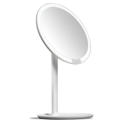 фото Зеркало светодиодное для макияжа xiaomi youpin amiro led lighting mirror mini series, белый