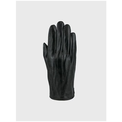 Перчатки мужские кожаные Elma 027PC черные на флисовой подкладке размер 10.5 черного цвета