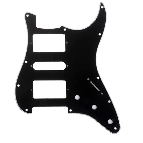 панель для оригинального fender telecaster us mexico h h parts mx0266 черная Панель HSH для оригинального Fender Stratocaster US/Mexico ST Modern Style, PARTS MX1378BK, черная