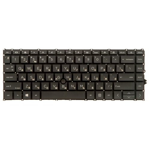 Клавиатура для ноутбука HP черная с подсветкой и указателем 245700₽