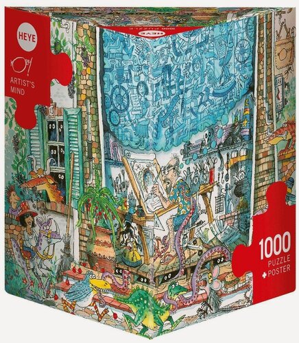 Изображение товара Пазл Heye 1000 деталей: Мысли художника (Triangular)