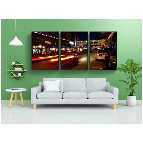 фото Набор модулных постеров для интерьера "cannery row, калифорния, монтерей" 60x90 см. в тубусе, без рамки lotsprints